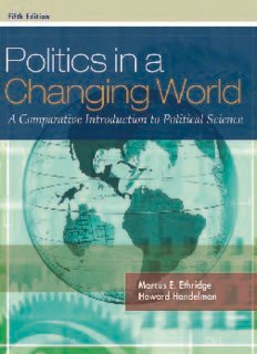 Politics In A Changing World A Comparative Introduction To Political Science