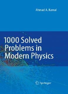 1000 Solved Problems In Modern Physics