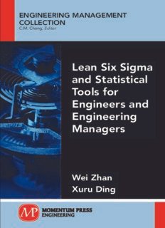 Lean Six Sigma And Statistical Tools For Engineers And Engineering Managers