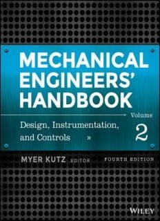 Mechanical Engineers’ Handbook Design Instrumentation And Controls Volume 2