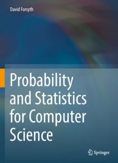 Probability And Statistics For Computer Science